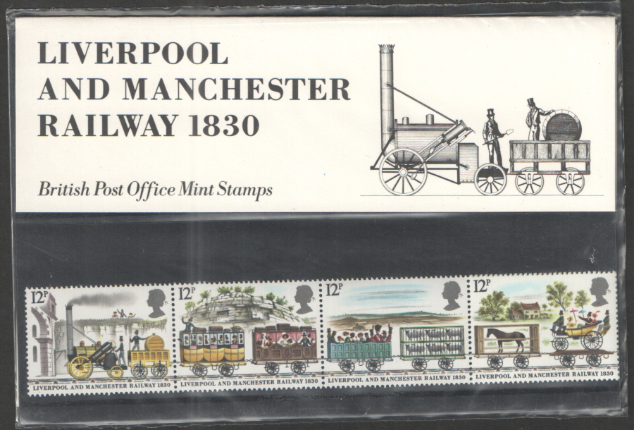 (image for) 1980 Liverpool & Manchester Railway Royal Mail Presentation Pack 116 - Click Image to Close